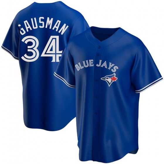 TORONTO BLUE JAYS #34 KEVIN GAUSMAN ROYAL ALTERNATE JERSEY,We sell and wholesale TORONTO BLUE JAYS #34 KEVIN GAUSMAN ROYAL ALTERNATE JERSEY on line form chian!